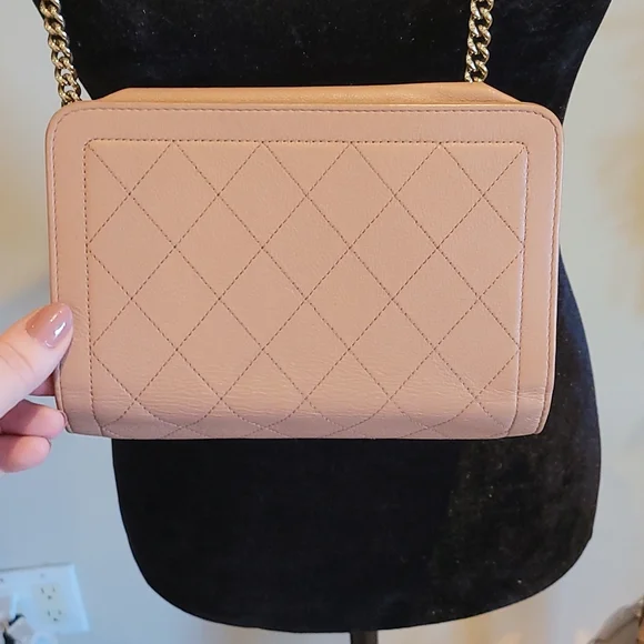 SOLD ๐ Chanel WOC Nude pink wallet on Chain - Picture 10 of 16